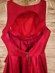 RED 2PC. A LINE GOWN