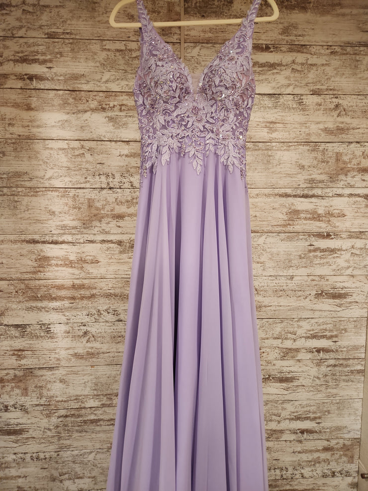 LAVENDER LONG EVENING GOWN