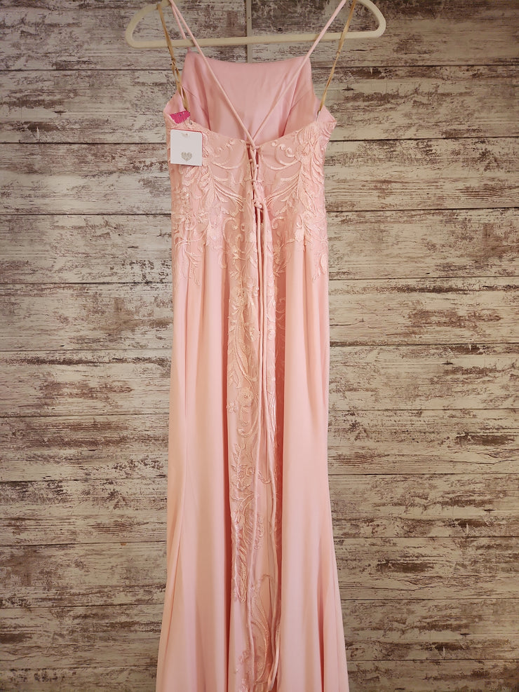 PINK LONG EVENING GOWN (NEW)