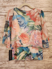 COLORFUL SHORT SLEEVE TOP-NEW