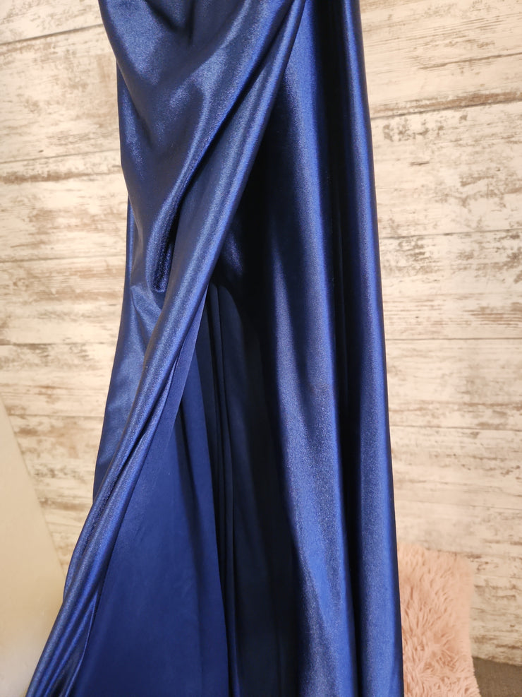NAVY LONG EVENING GOWN