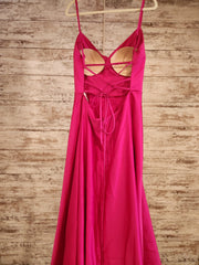 PINK A LINE GOWN