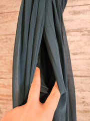 GREEN LONG EVENING GOWN (NEW)