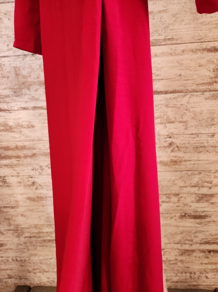 RED LONG EVENING GOWN