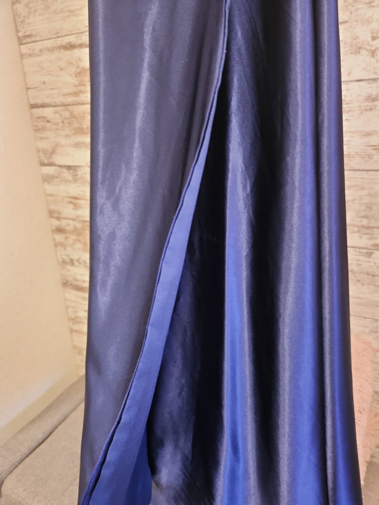 NAVY A LINE GOWN