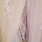 LAVENDER/FLORAL A LINE GOWN