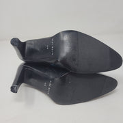 BLACK SHORT LEATHER BOOTS