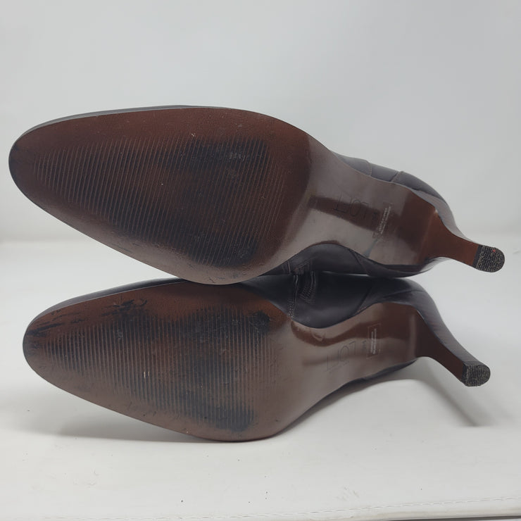 BROWN LEATHER BOOTS