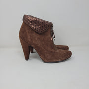 BROWN SHORT BOOTS $129