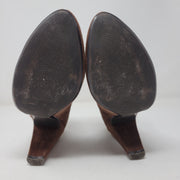 BROWN SHORT BOOTS $129