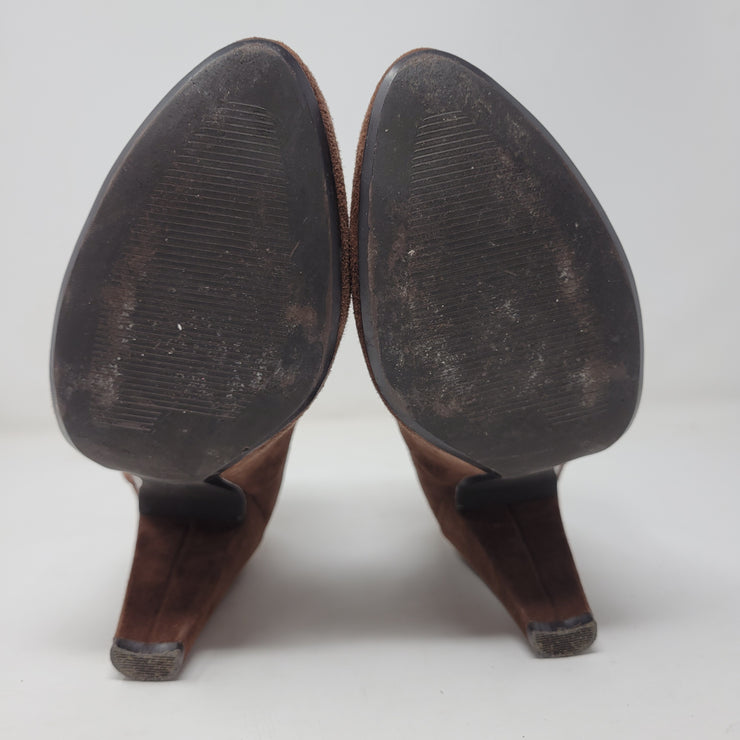 BROWN SHORT BOOTS $129