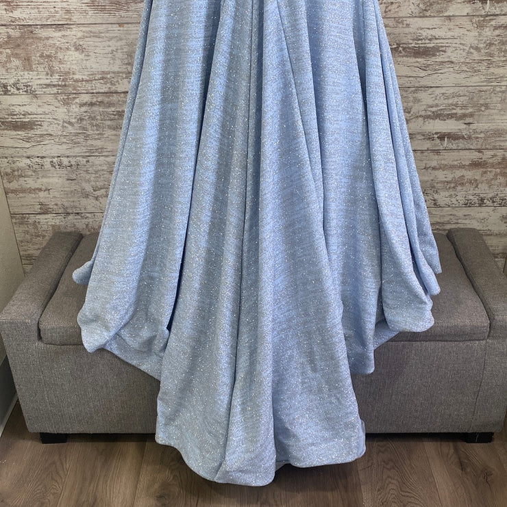 BLUE SPARKLY MERMAID GOWN(NEW)