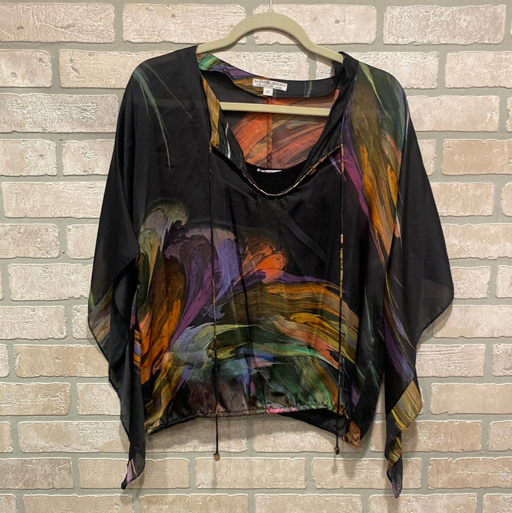 BLACK/COLORFUL 2 PC. TOP