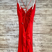 RED LONG EVENING GOWN