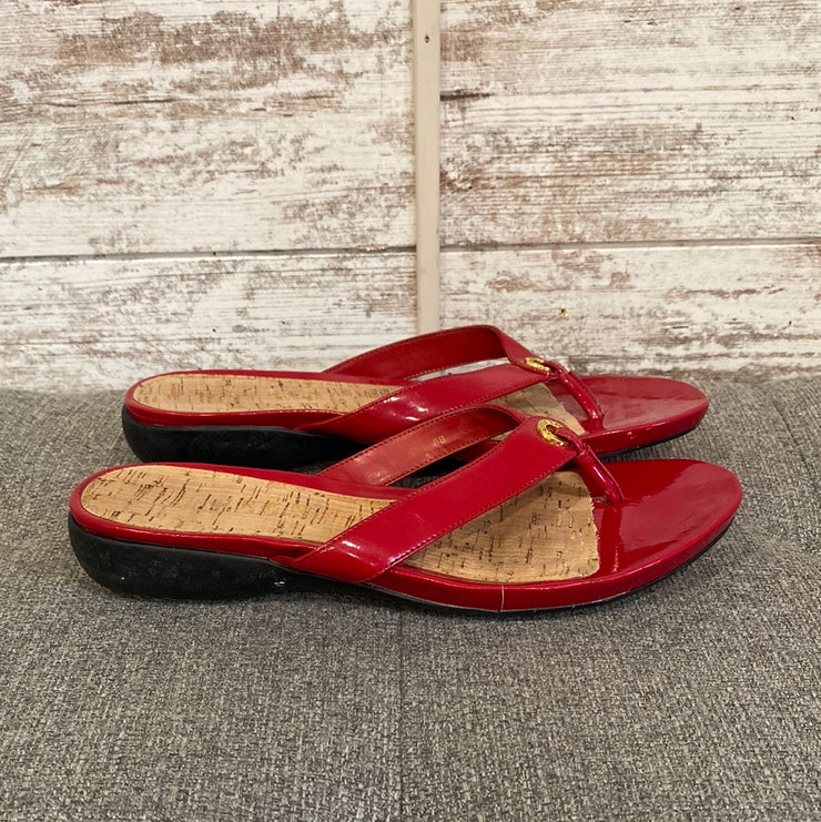 RED SANDALS