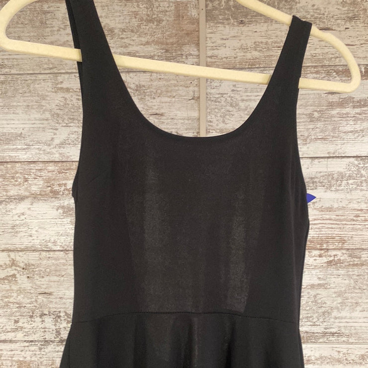 BLACK HI-LO SHORT DRESS