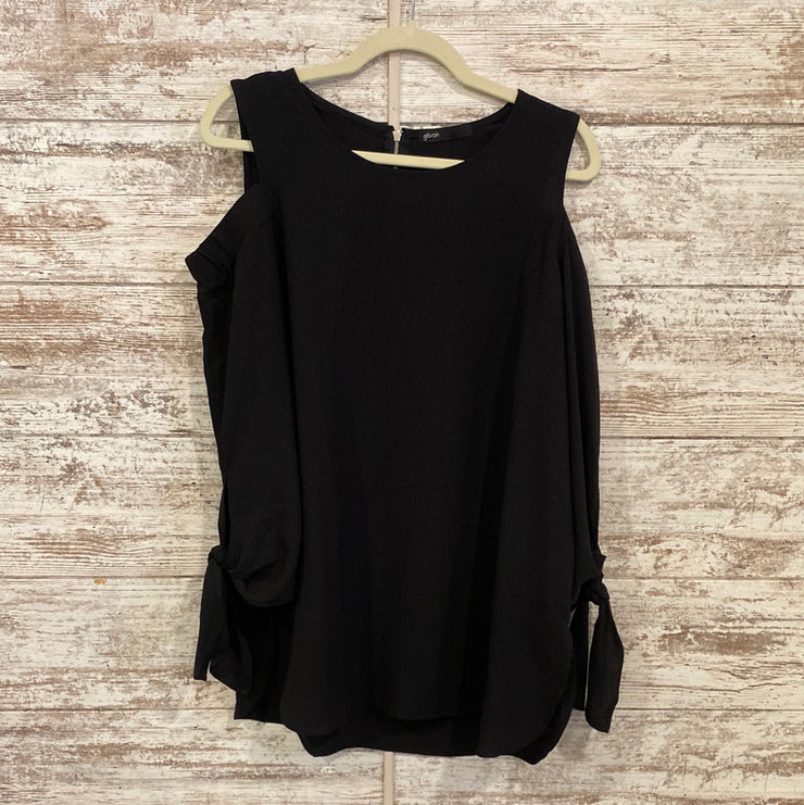 BLACK LONG SLEEVE TOP