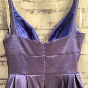 NAVY A LINE GOWN
