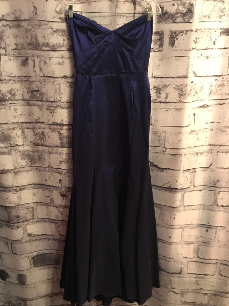 ROYAL BLUE MERMAID LONG GOWN