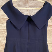 NAVY MIDI DRESS