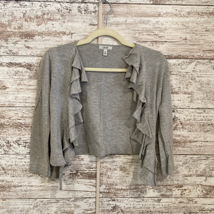 GRAY OPEN CARDIGAN