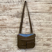 BROWN CROSSBODY PURSE $98
