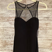 BLACK LONG EVENING GOWN