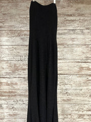 BLACK SPARKLY LONG DRESS