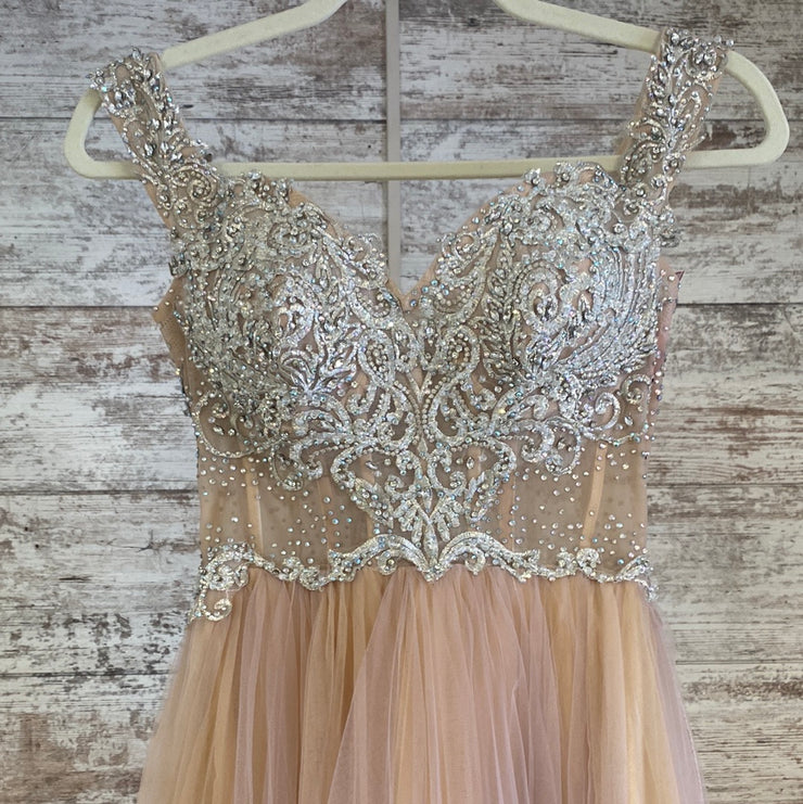 BLUSH A LINE GOWN