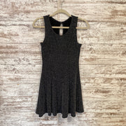 BLACK/SILVER SPARKLY SHORT DRE
