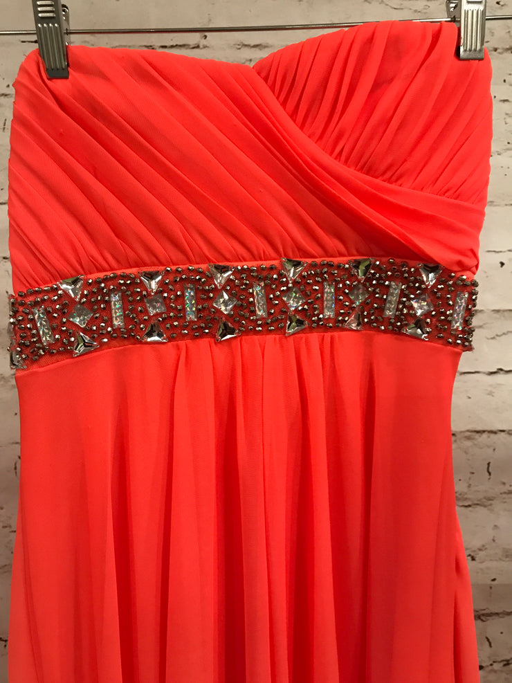 CORAL LONG EVENING GOWN