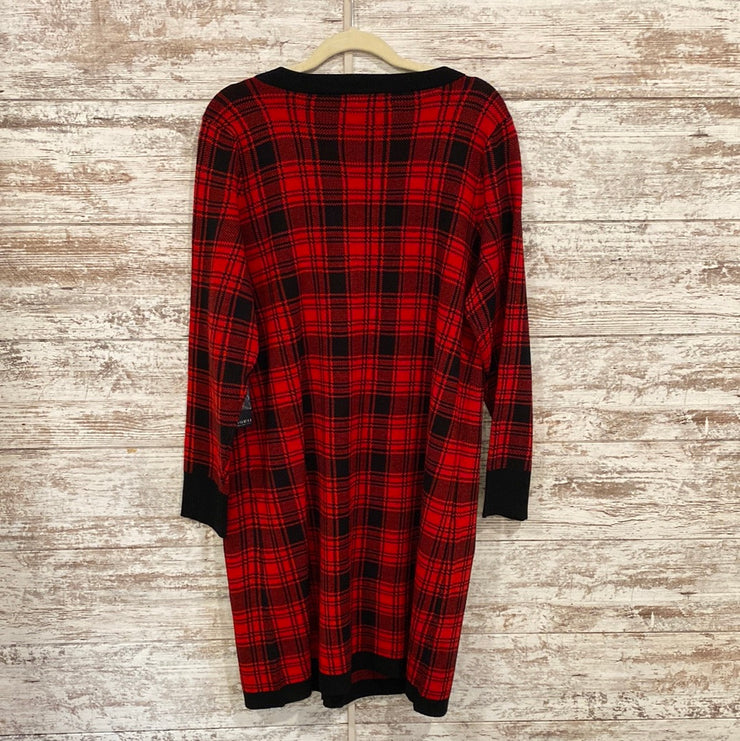 RED/BLACK PLAID JACKET (NEW)