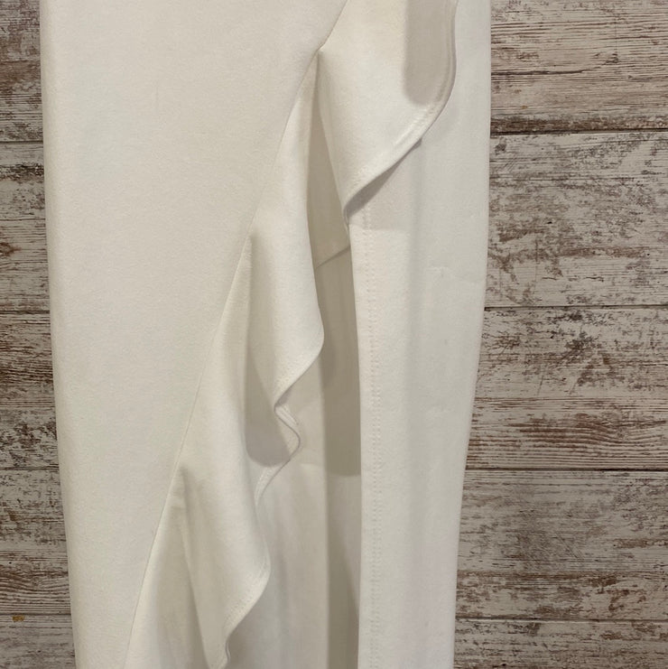 WHITE LONG EVENING GOWN