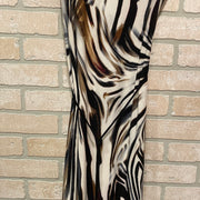 BLACK/COLORFUL MAXI DRESS
