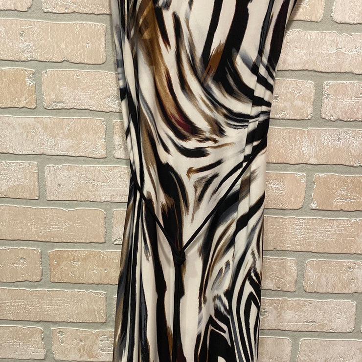 BLACK/COLORFUL MAXI DRESS