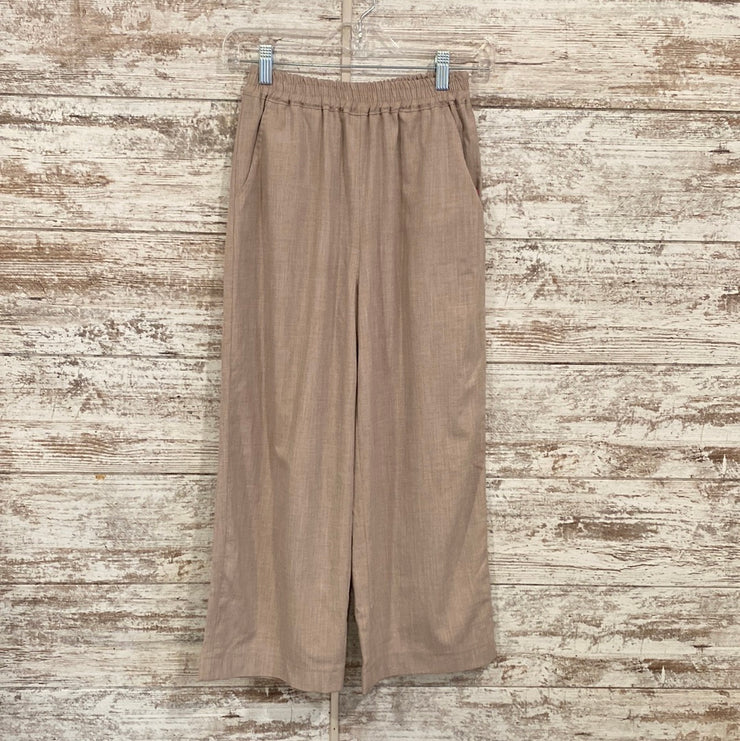 TAN FLOWY PANTS