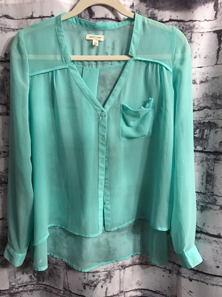 GREEN LONG SLEEVE SHIRT