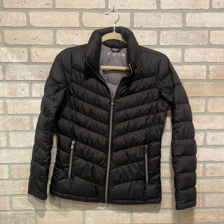 BLACK DOWN FILLED COAT