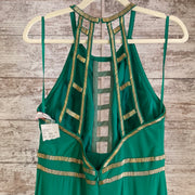 GREEN LONG EVENING GOWN (NEW)