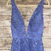 PURPLE/FLORAL MERMAID GOWN