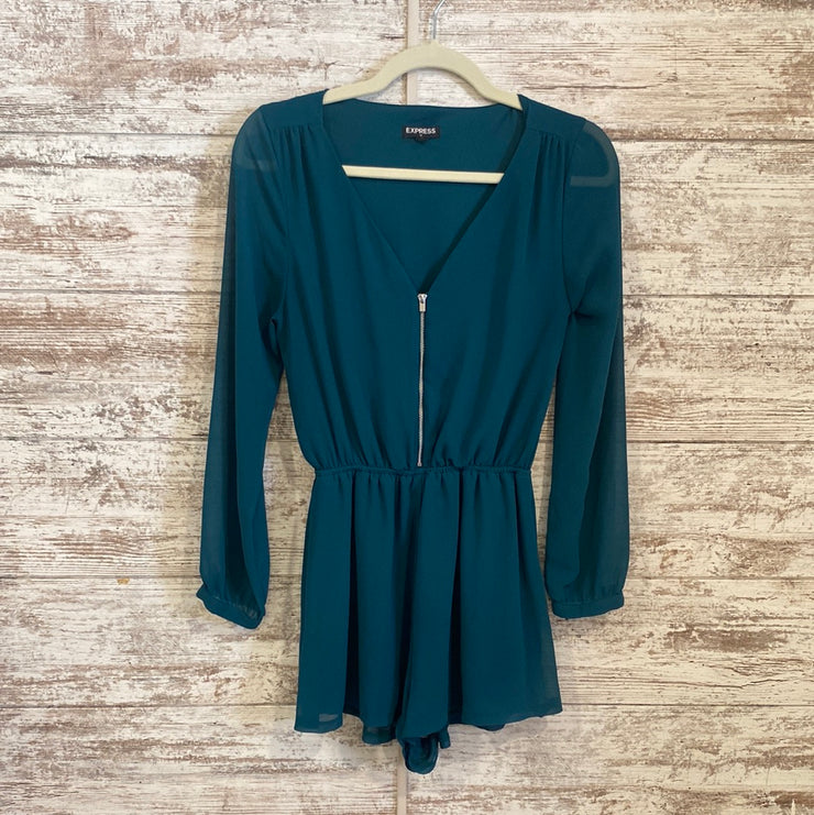 GREEN ROMPER/DRESS