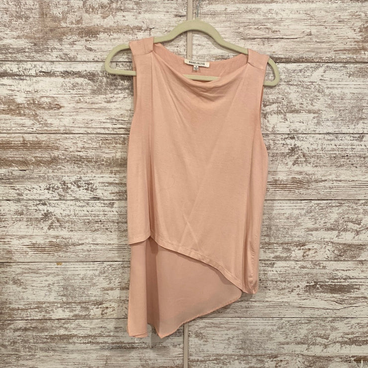 PEACH SLEEVELESS TOP