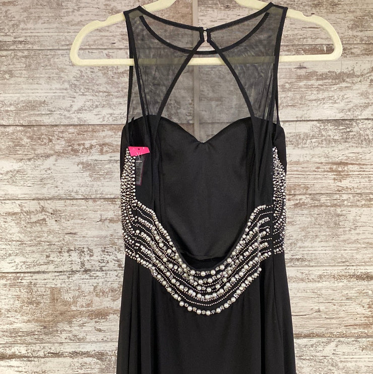 BLACK LONG EVENING GOWN