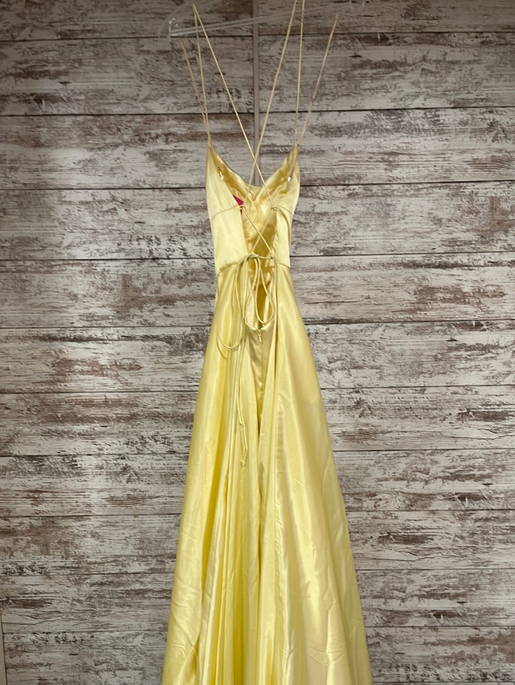 YELLOW A LINE GOWN