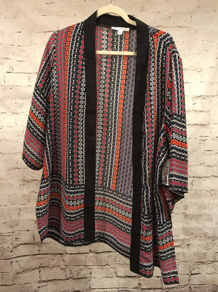 COLORFUL OPEN CARDIGAN