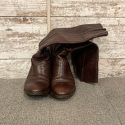 BROWN TALL LEATHER BOOTS $1095