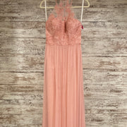 PINK A LINE GOWN