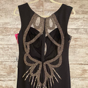 BLACK LONG EVENING GOWN (NEW)