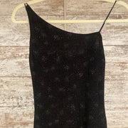 BLACK/SPARKLY LONG DRESS