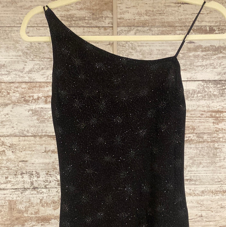 BLACK/SPARKLY LONG DRESS